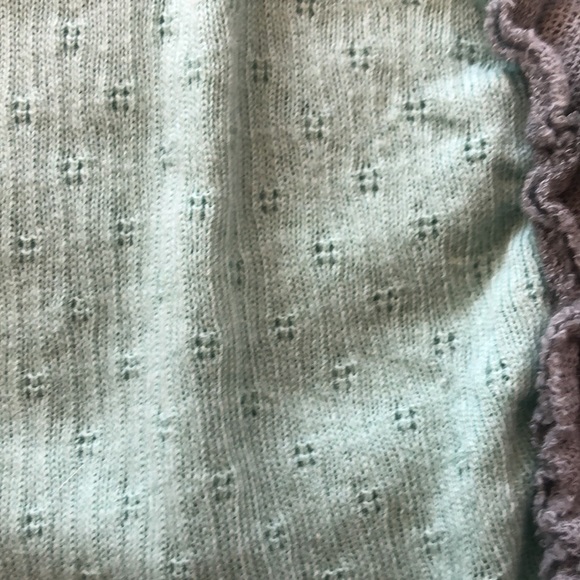 Free People soft knit lace tank - Picture 3 of 4